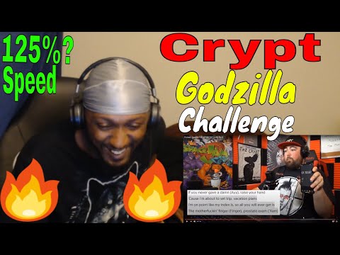 Crypt Trys Eminem - Godzilla 125% SPEED RAP CHALLENGE (Reaction)