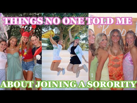 THINGS NO ONE TOLD ME ABOUT JOINING A SORORITY | *Sorority President Edition*