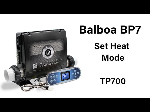 Balboa BP7 Set the Heat Mode