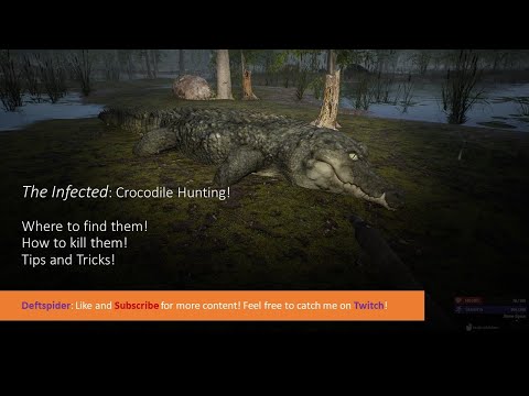 Crocodiles, Where to find them and how to kill them! The Infected Gameplay