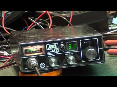 JWR M2 CB27/81 UK FM CB radio -  on the air test