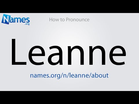 How to Pronounce Leanne
