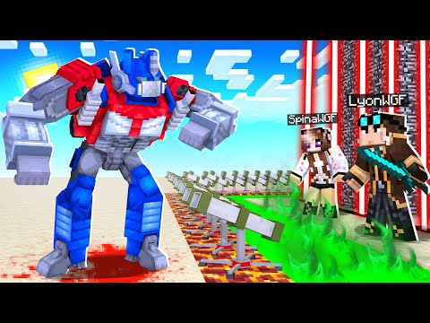 INVASIONE TRANSFORMER CONTRO CASA SICURA SU MINECRAFT!!