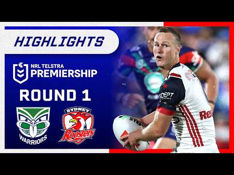 NRL Highlights: Warriors v Roosters - Round 1 | NRL on Nine