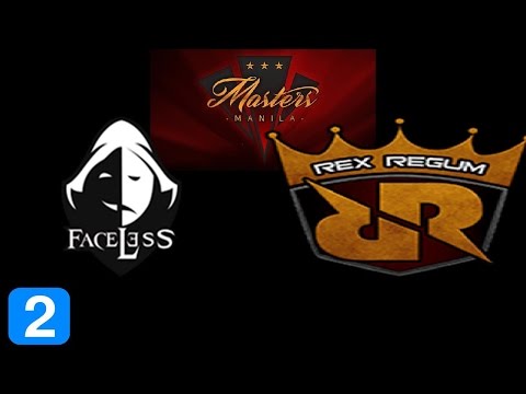 Faceless vs Rex Regum QEON Game 2 Masters Manila 2017 Highlights Dota 2