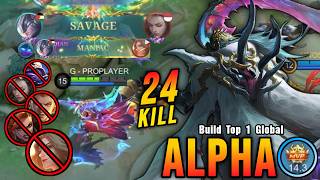 Download lagu SAVAGE 24 Kills!! Alpha LEGEND Skin Shutdown All Enemies!! - Build Top 1 Global Alpha ~ MLBB mp3 Download lagu SAVAGE 24 Kills!! Alpha LEGEND Skin Shutdown All Enemies!! - Build Top 1 Global Alpha ~ MLBB mp3