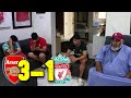ARSENAL vs LIVERPOOL (3-1) LIVE FAN REACTION !! EMBARRASSING PERFORMANCE!! WHAT WAS THAT ?!?!?