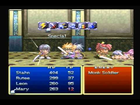 Tales of Destiny (PS1): 99 Hit Combo! (70K Bonus Exp)