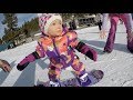 1 YEAR OLD Snowboarding Child Cash Rowley