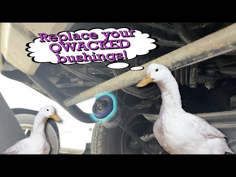Honda Acty Front Stabilizer Bushing Replacement With MOOG Bushings Plus Review And Some Little Ducks