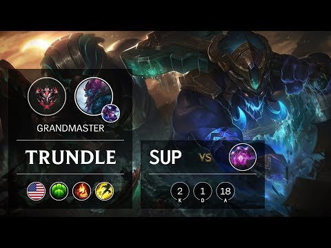 Trundle Support vs Vel'Koz - NA Grandmaster Patch 9.7