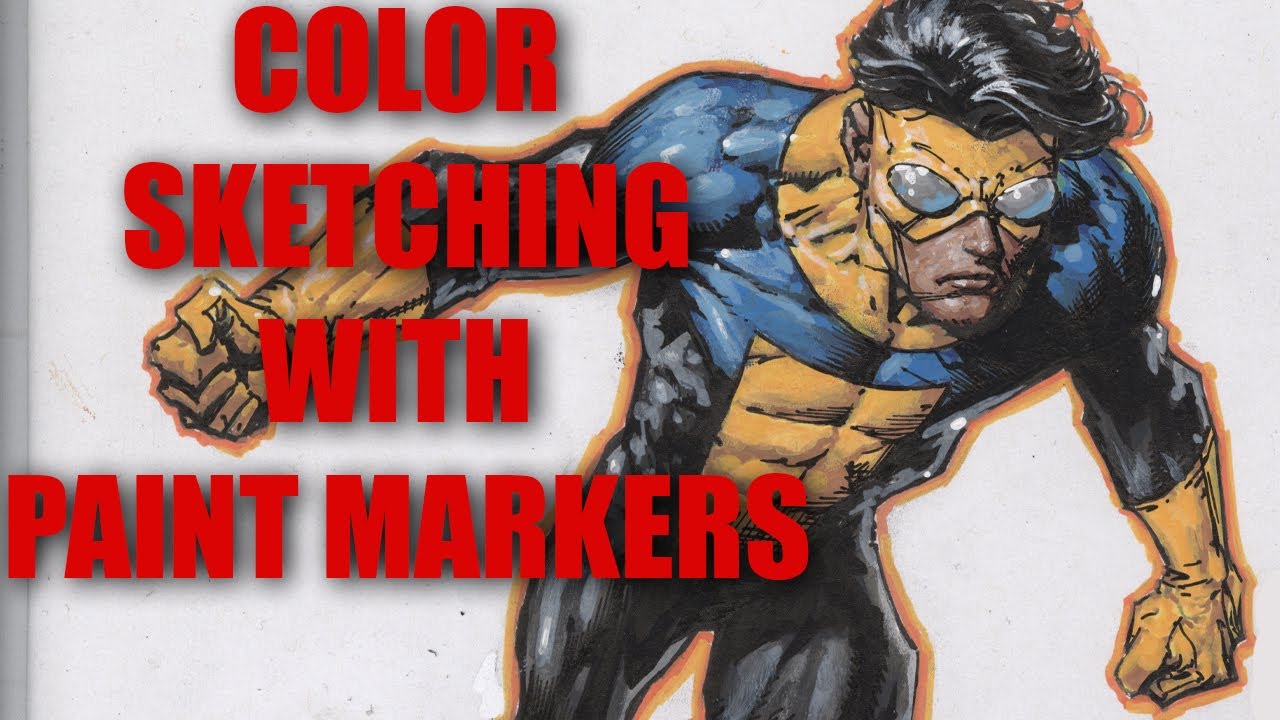 Color Sketching with Paint Markers