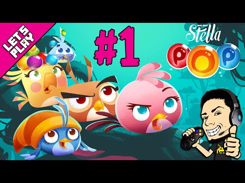 Let's Play Angry Birds Stella POP! #1 | Gameplay Walkthrough For iOS & Android