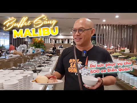 Buffet cantado no Malibu Hotel chấm nhất là món xíu mại kiểu Đà Lạt !!!