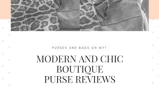 Modern and Chic Boutique purses