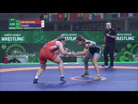 1/4 WW - 72 kg: E. ZAKHARCHENKO (RUS) v. B. TOSUN (TUR)