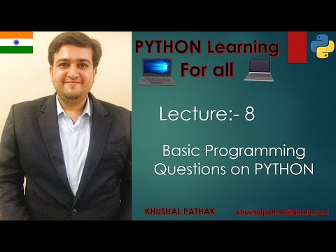 Python Basic 8 Programming Remainder Substraction Multiplication Division Withwithout Decimal