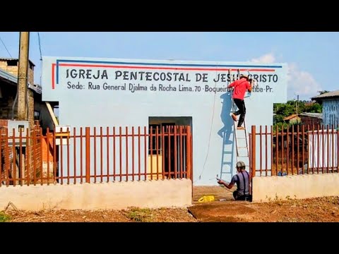 Letreiro realizado para a IPJC de SANTA LÚCIA - Paraná, através do presbítero Lourival...