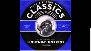 Lightnin&#39; Hopkins - Sugar On My mind