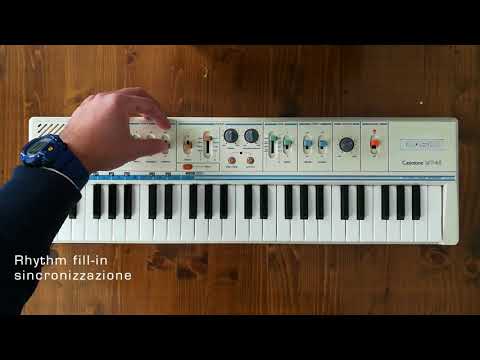 Casio MT-46 Casiotone 49-Key Synthesizer 1980s - Silver / Black Bild 7