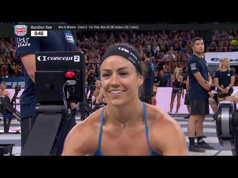 2018 CrossFit Games Event 4 Men & Women Marathon Row