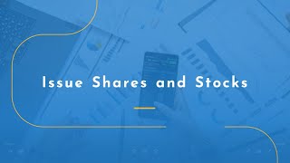 How to Issue Shares and Stocks? | Eqvista