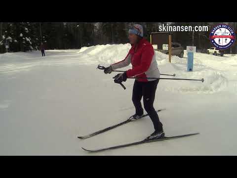How to Ski Down Hills When X-Country Skiing (Nansen Ski Club Lessons) thumbnail
