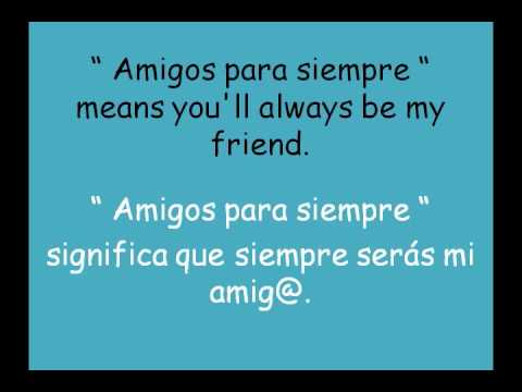 Sarah Brightman & José Carreras - Amigos para siempre - (lyrics inglés - español)