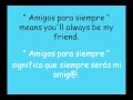 Sarah Brightman & José Carreras - Amigos para siempre - (lyrics inglés - español)