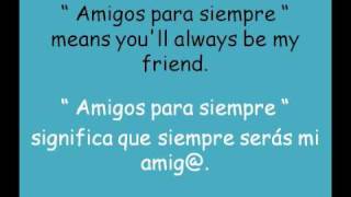 Sarah Brightman &amp; José Carreras - Amigos para siempre - (lyrics inglés - español)