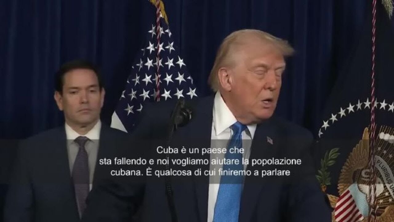 Trump: Cuba sta fallendo, vogliamo aiutare la popolazione