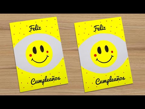 🥳Hermosa tarjeta de cumpleaños 😍 Beautiful Handmade Birthday card 🌹