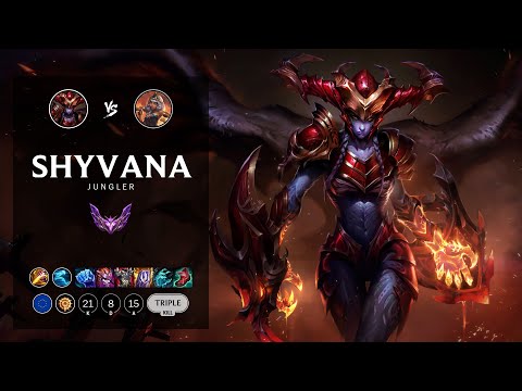 Shyvana Jungle vs Qiyana - EUW Master Patch 12.14