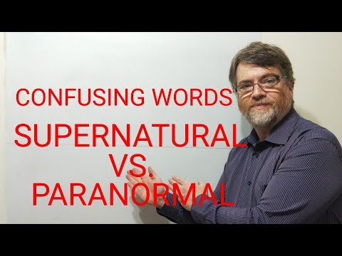 英語家庭教師ニックPレッスン(285) 超自然と超常現象の違い (English Tutor Nick P Lesson (285) The Difference Between Supernatural and Paranormal)