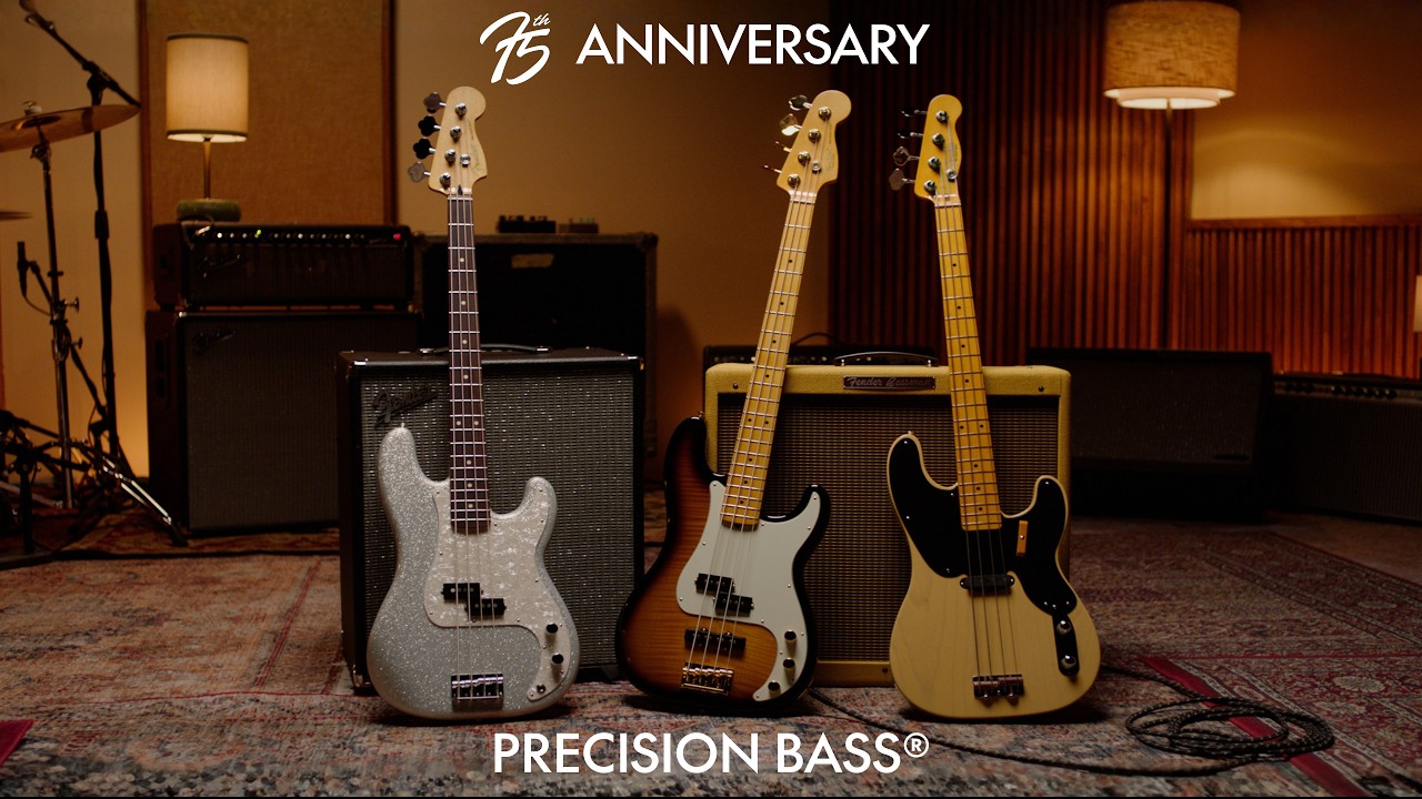 The 75th Anniversary Precision Bass Series | Fender - YouTube