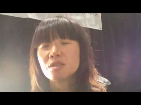 Rie Omoto for MAC Backstage at Rebecca Taylor Fall 2010 Show