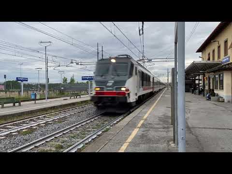 IC 594 Trieste C.le - Roma T.ni in transito a Castiglion Fiorentino (AR)