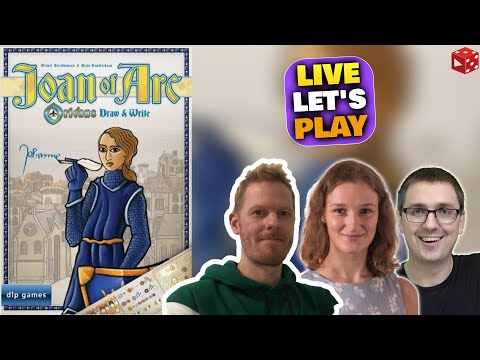 Johanna Orleans Draw & Write - Live Let's Play mit Melli, Steph & Ben