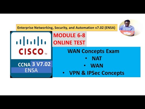 CCNA3 Exam | WAN Concepts Exam | Modules 6-8 Exam and Answers