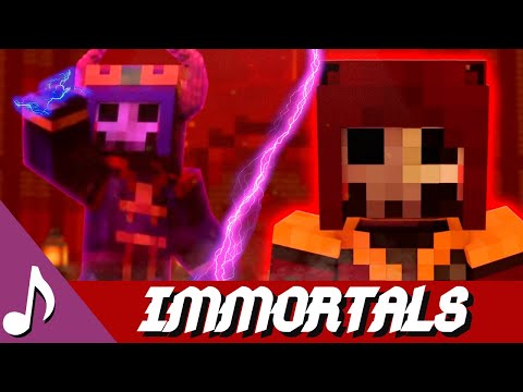 Animations Insider - ♪ "IMMORTALS" [Rainimator Minecraft Music Video ♪ - "Back into Darkness" Montage]