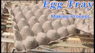 Paper Pulp Egg Tray Making Process | From Waste Paper to Egg Tray