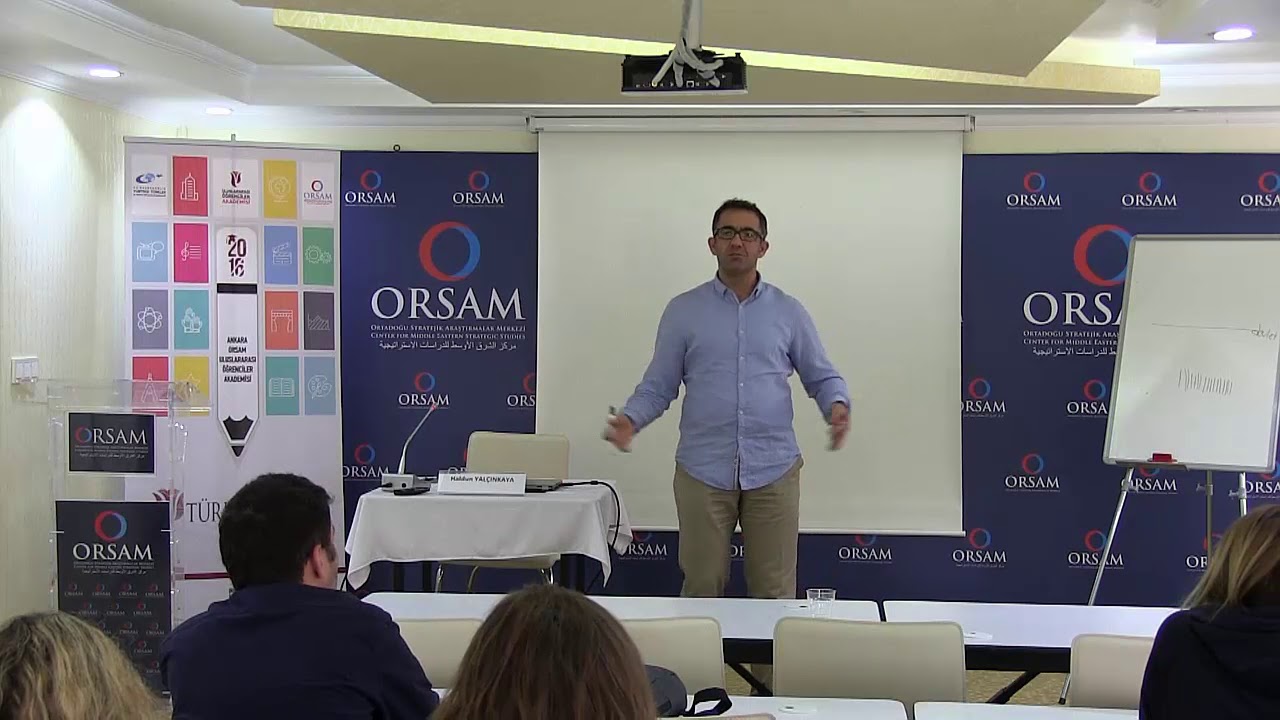 Doç. Dr. Haldun Yalçınkaya, ORSAM Ortadoğu Çalışmaları İhtisas Atölyesi, 21.05.2016