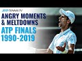 Angry Tennis Moments & Racket Smashes ? | ATP Finals Edition