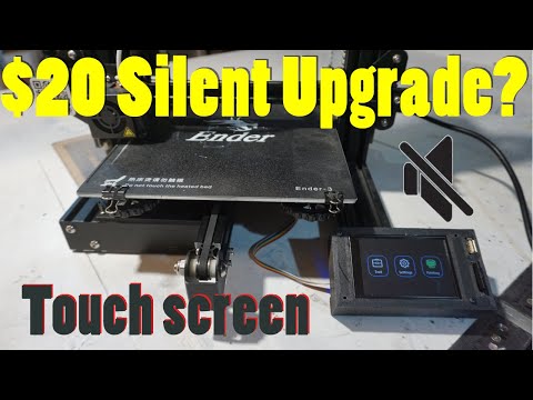 $20 to make your ender 3 silent?? Makerbase E3D motherboard, and bonus  tft35 touch screen upgrade!!