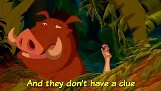 The Lion King - Can You Feel the Love Tonight (Sing-Along Lyrics)