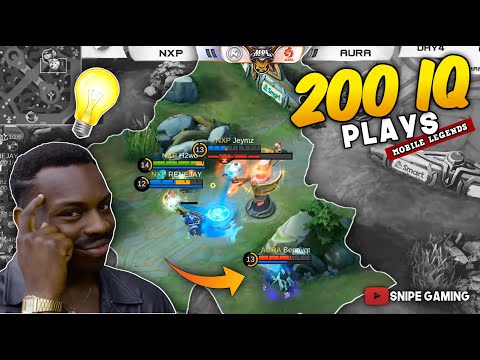 WHEN PRO PLAYERS ENTER 200 IQ MODE! (INSANE,SMART,CREATIVE PLAYS) - MLBB