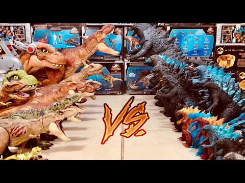 T REX VS GODZILLA!! SÚPER EJÉRCITO DE T REX VS SÚPER EJÉRCITO DE GODZILLA!!