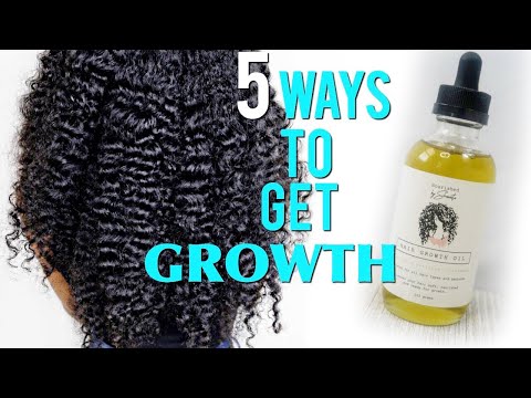 Get Rapid Natural Hair Growth | 5 KEYS to Extreme Growth Using Hair Growth Oil|Nourished by Shawnta
