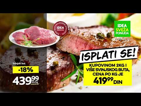 IDEA | sveža ponuda 11 - 13.10.2019.