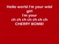 Cherry bomb - The runaways karaoke/instrumental ...